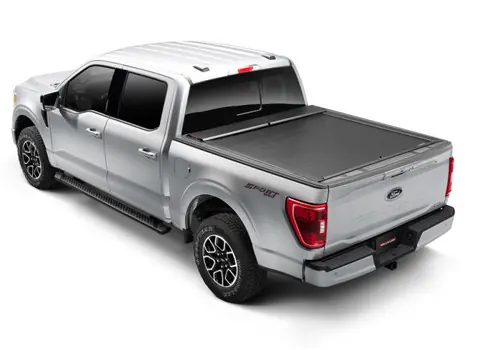High Quality Roll-N-Lock 2021-2025 Ford F-150 6'6" Bed (78.9in. Bed) A-Series Retractable Tonneau Cover - BT132A