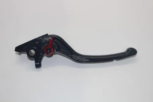 Top Pick CRG 05-06 Kawasaki ZX6R/ RR/ 04-20 Suzuki GSXR600-1000R/ 06-17 Triumph Brake Lever -Std Black