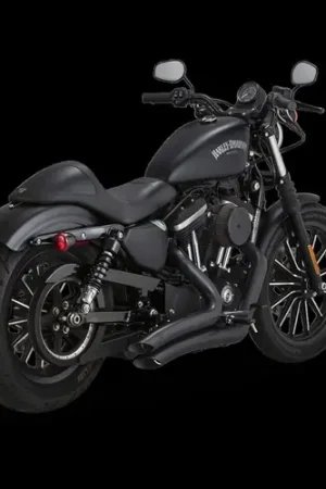 Vance & Hines Harley Davidson Sportster 14-22 Big Radius 2-2 Black PCX Full System Exhaust Worldwide Shipping