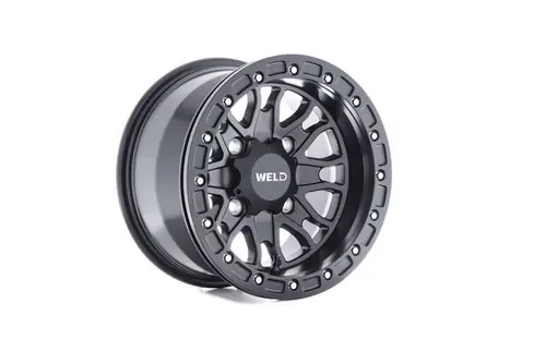 Free Returns Weld Off-Road UTV RF Series Raptor U500 15x10 Raptor Beadlock 4x136 5BS Satin BLK Wheel - U500B0042500