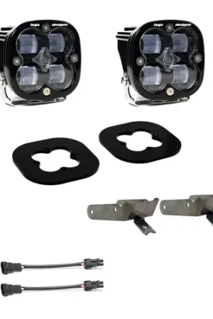Baja Designs 11-16 Ford Super Duty Squadron Pro Series Fog Pocket Kit Special Discount
