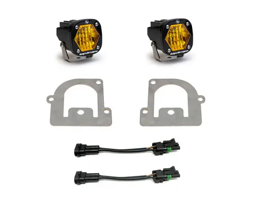 Hassle-Free Returns Baja Designs 21+ Ford Bronco Sport S1 WC LED Fog Pocket Light Kit - Amber - 447683