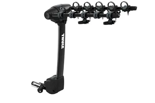 Thule Apex XT 5 - Hanging Hitch Bike Rack with HitchSwitch Tilt-Down (Up to 5 Bikes) - Black - 9026XT Fresh Stock