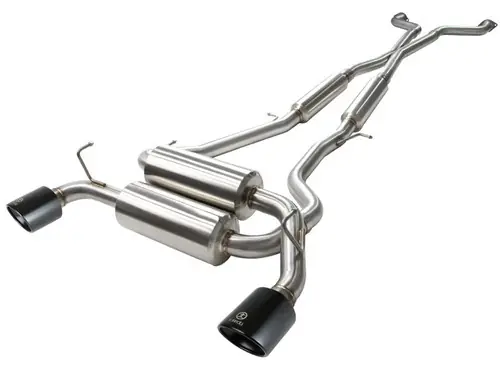 aFe Takeda 2-1/2 in 304 SS Cat-Back Exhaust System Infiniti G37 08-13/Q60 14-15 V6-3.7 w/ Black Tips - 49-36103-B Limited Edition