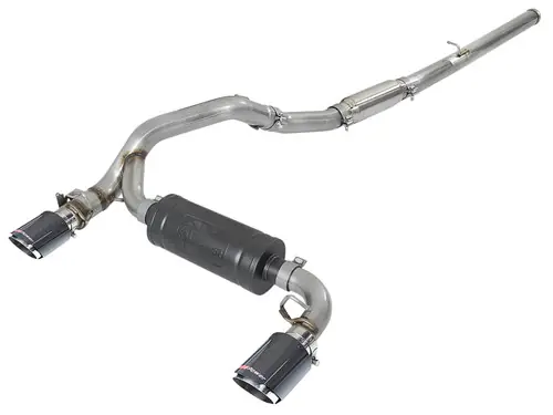 Bulk Order aFe Takeda 3in 304 SS Cat-Back Exhaust System w/ Carbon Fiber Tips 16-18 Ford Focus RS I4-2.3L (t) - 49-33103-C