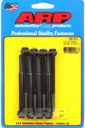 ARP 1/4-20 Center Bolted 12pt Valve Cover Bolt Kit for Automotive Engines Premium