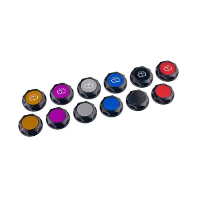 Fresh Stock IAG Revolve Washer Fluid Reservoir Cap w/ Anodized Color Accent for 22-24 WRX, 13-24 BRZ