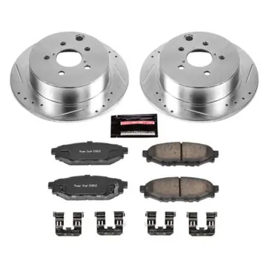 Get Yours Power Stop 16-18 Subaru Crosstrek Rear Z23 Evolution Sport Brake Kit