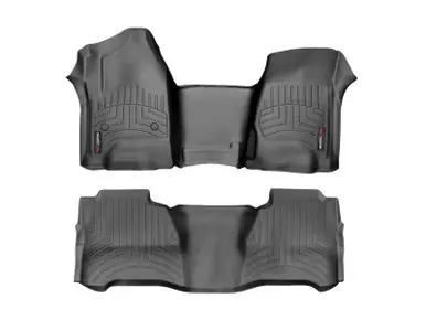 WeatherTech Front & Rear FloorLiner For 2019-24 Subaru Forester - Black - 441500-1-2 - IAG Performance Instant Buy