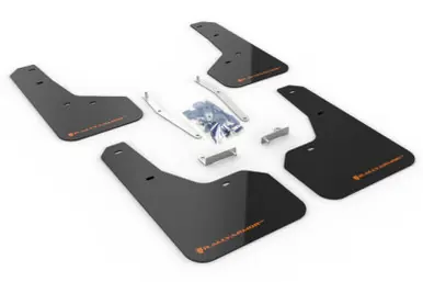 Wholesale Rally Armor 2019 Subaru Forester UR Black Mud Flap w/ Orange Logo