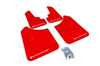Don’t Miss Out Rally Armor 2003-2008 Subaru Forester UR Red Mud Flap w/ White Logo