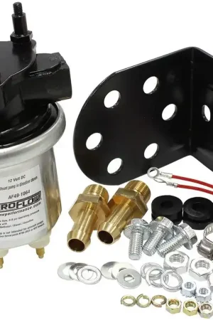 Limited Edition Aeroflow Compact Black 100 GPH Electric Fuel Pump 14 psi