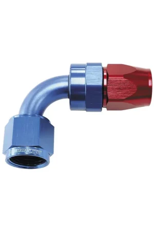 Aeroflow 200 Series PTFE 90 Deg Alloy Hose End -8AN - Black Warranty Included