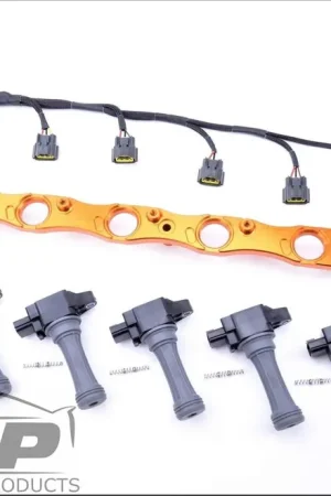 Discount Platinum Racing Products Nissan RB Twin Cam Coil Kit Black / Bracket w/ Stalks + Coils / RBLOOM1