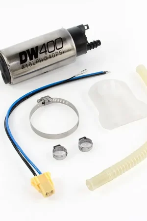 Exclusive Deatschwerks 415lph Compact Fuel Pump w/ 9-1052 Install Kit (BMW 3 Series 92-06)