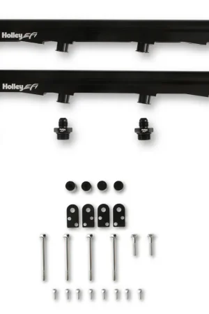 Holley EFI BILLET FUEL RAILS - FORD 7.3L GODZILLA Fits Ford 7.3L Godzilla Engine Limited Offer