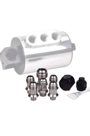 IAG Performance Stainless Steel AN Breather Fitting Set (WRX 05-14/STI 04-21) Markdown
