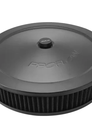 Discount Proflow Air Filter Assembly for Holley EFI Sniper Series Round 14'' x 3'' Recessed Base Black Kit