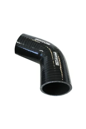 Direct From Manufacturer Aeroflow 67 Deg Silicone Hose Coupler - Black - 125mm Long