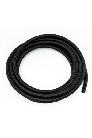 Place Order Deatschwerks 6AN Black Nylon Braided CPE Hose - 20 Feet