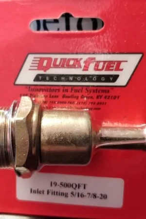 Top Rated Quick Fuel Technology 7/8-20 fuel inlet 5/16" Barb Inlet Fitting 5/16 7/8-20