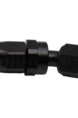 High Quality Deatschwerks 8 AN Female Flare Swivel 30-Degree Hose End CPE Anodized Matte Black