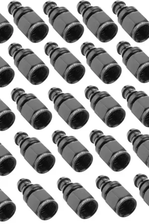 Latest Proflow Bulk Pack 90 Degree Push Lock Hose End Barb 5/16'' To Female -06AN 25 Pack