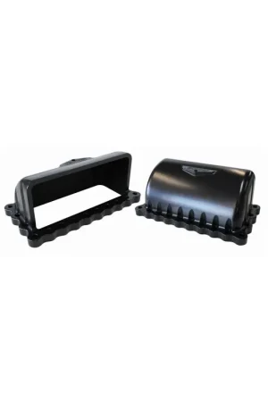 Aeroflow Burst Panel Deflector Shield Hard - Anodised Black Direct From Manufacturer