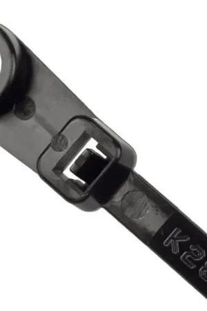 Raceworks Cable Tie With Mounting Head Black pk 100 205mm One Day Deal