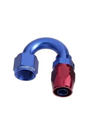 Aeroflow Cutter Swivel 180 Deg Alloy Hose End -8AN - Black Secure Checkout