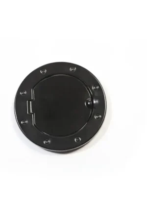 Rugged Ridge Non-Locking Gas Cap Door Black 07-18 Jeep Wrangler Worldwide Shipping