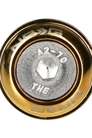 Worldwide Shipping NRG NRG Fender Washer Kit w/ Rivets For Plastic (Chrome Gold) - Set of 10