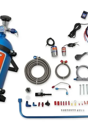 NOS Plate Wet Nitrous System - Ford 2018-2021 Ford Mustang w/ 5.0L Coyote V8 Engine. Includes 10 lb Blue Bottle and 80mm Plate Viral