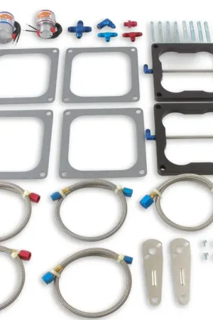 NOS Pro-Shot Fogger "Upgrade Kit"-Cheater Nitrous System,Dual 4500 Holley Flange Bargain