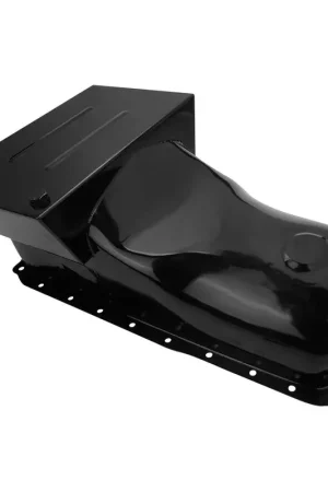 Buy Direct RTS RTS Oil Pan SB For Ford 302-351C 408 Stroker Steel Black 6.5 lt Windage Tray suit early Falcon