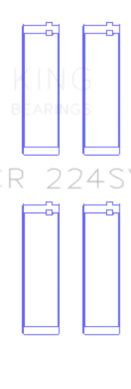 Discount King Engine Bearings BMW S65B40A/S85B50A Connecting Rod Bearing Set - Size +0.25mm (COMES IN PAIRS) | Graveyard Performance