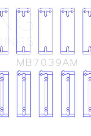 King Engine Bearings BMW M51/M57 Main Bearing Set - Size STD | Graveyard Performance Best Choice