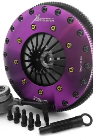 XClutch 08-09 Audi A3 Sportback 2.0L 9in Twin Solid Ceramic Clutch Kit | Graveyard Performance Express Delivery