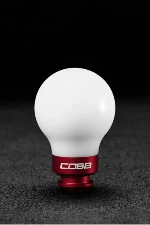 Cobb Subaru 5-Speed COBB Knob - White w/ Race Red | Graveyard Performance Buy Online