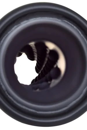 Big Sale Gibson Rolled Edge Angle-Cut Muffler Quiet Tip - 4in OD/2.25in Inlet/12in Length - Black Ceramic